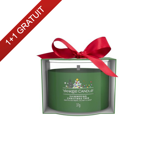 Yankee Candle Lumanare parfumata Mini in sticla Shimmering Christmas Tree Yankee Candle Lumanare parfumata Mini in sticla Shimmering Christmas Tree